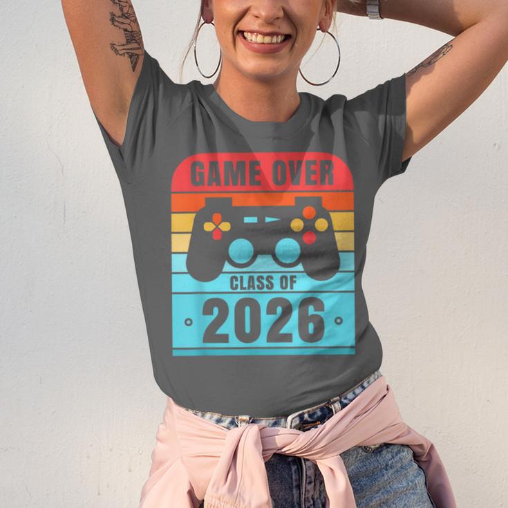 Game Over Class Of 2026 Shirt Students Graduation Unisex Jersey T-Shirt