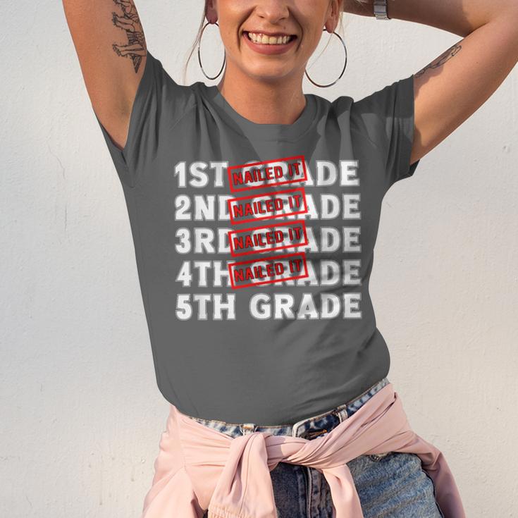Goodbye 4th Grade Graduation Last Day School Hello 5th Grade Unisex Jersey T-Shirt