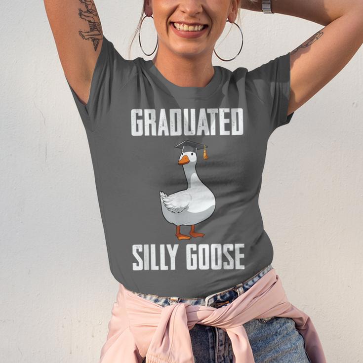 Graduated Silly Goose Student Graduation 2026 Grad Unisex Jersey T-Shirt