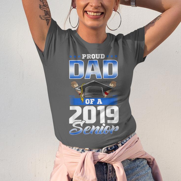 Graduation 2019 TShirt Proud Dad Of Senior Unisex Jersey T-Shirt