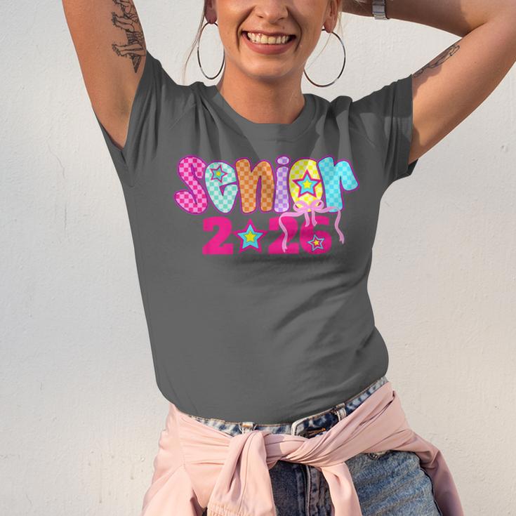 Graduation Class Of 2026 Senior Pink Coquette Bow 2026 Grade Unisex Jersey T-Shirt