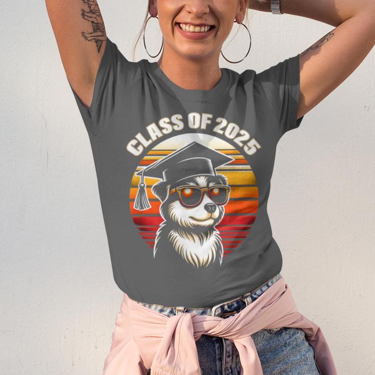 Graduation Day 2025 Graduate Class School Degree College Dog Unisex Jersey T-Shirt