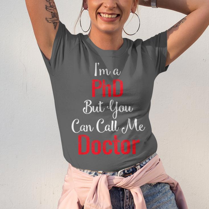 Graduation Gifts For Doctor Him Or Her Tee Shirt Unisex Jersey T-Shirt