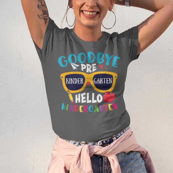 Graduation Shirt Goodbye PreK Hello Kindergarten School Unisex Jersey T-Shirt