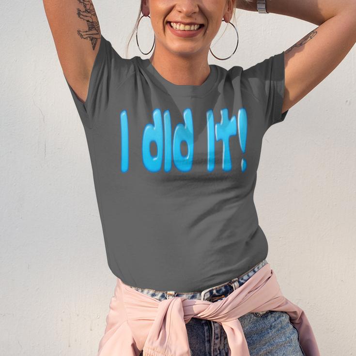 I Did It Graduation Shirt For Graduates And Proud Parents Unisex Jersey T-Shirt