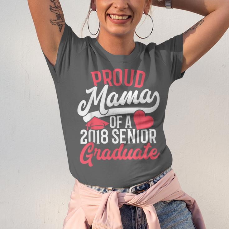 GraduationShirt For Mom Proud Mama Of 2018 Senior Tee Unisex Jersey T-Shirt