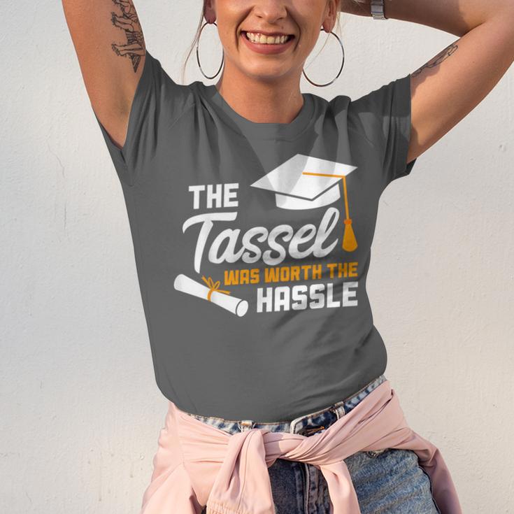 GraduationShirt Tassel Was Worth The Hassle Tee Unisex Jersey T-Shirt