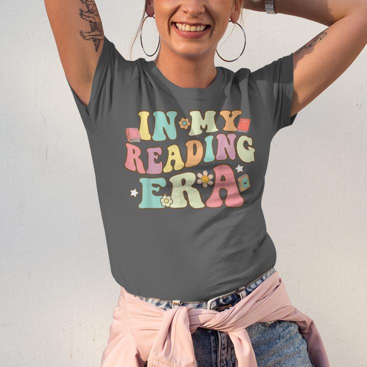 Groovy In My Reading Era Read Book Reader Reading Unisex Jersey T-Shirt
