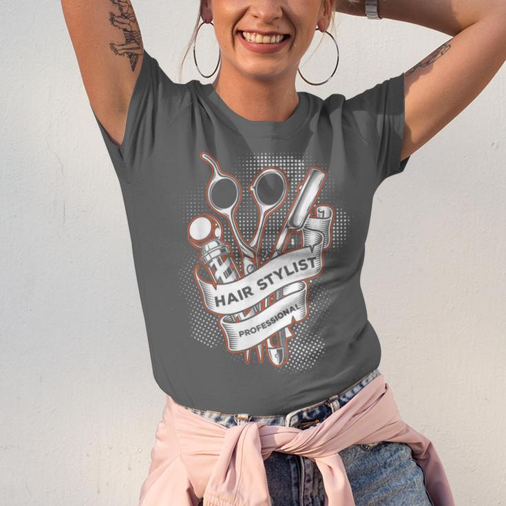 Hairdresser Gift Idea Graduation Tattoo Craft Hairstylist Unisex Jersey T-Shirt