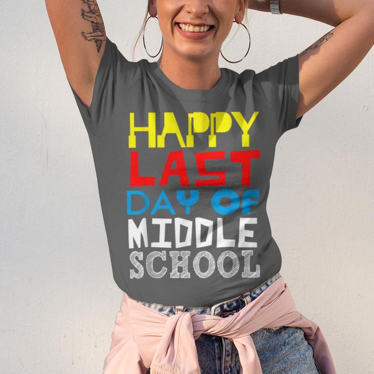 Happy Last Day Of Middle School Graduation Unisex Jersey T-Shirt