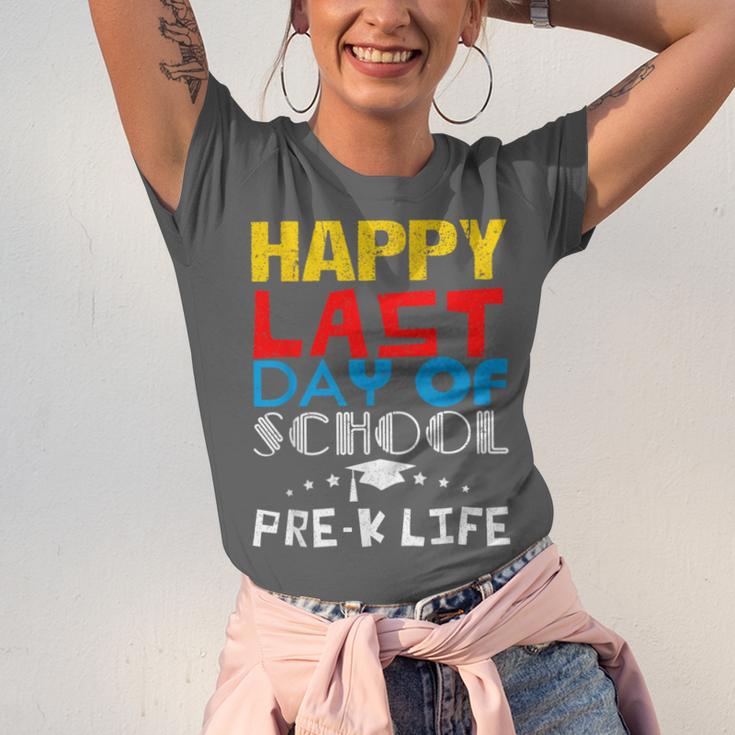 Happy Last Day Of School Pre-K Life Graduation T-Shirt Unisex Jersey T-Shirt