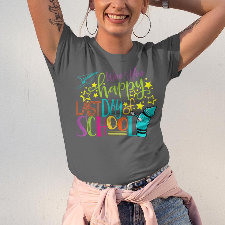 Happy Last Day Of School Student Teacher Graduation Unisex Jersey T-Shirt