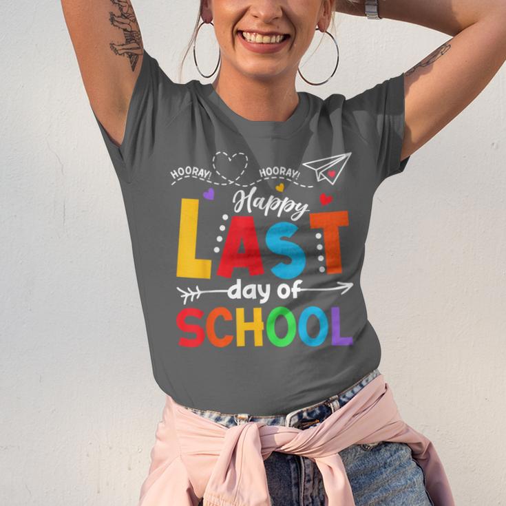 Happy Last Day Of School Teacher Women Student Graduation Unisex Jersey T-Shirt