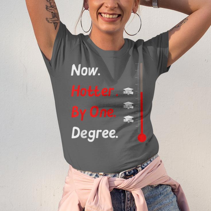 Now Hotter By One Degree Shirt Graduation For Her 2020 Unisex Jersey T-Shirt