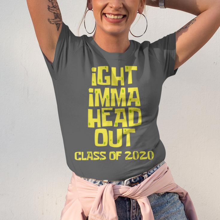 Ight Imma Head Out Class Of 2020 Graduation Meme Unisex Jersey T-Shirt