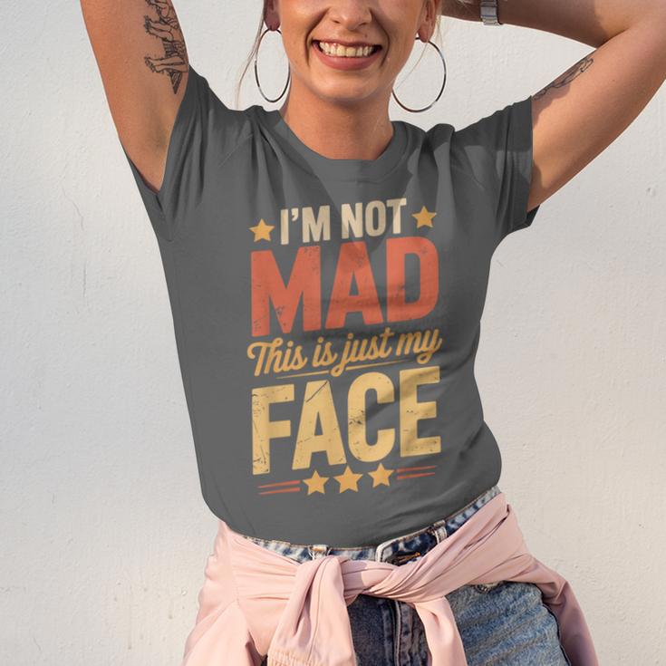 I'm Not Mad This Is Just My Face Introvert Unisex Jersey T-Shirt