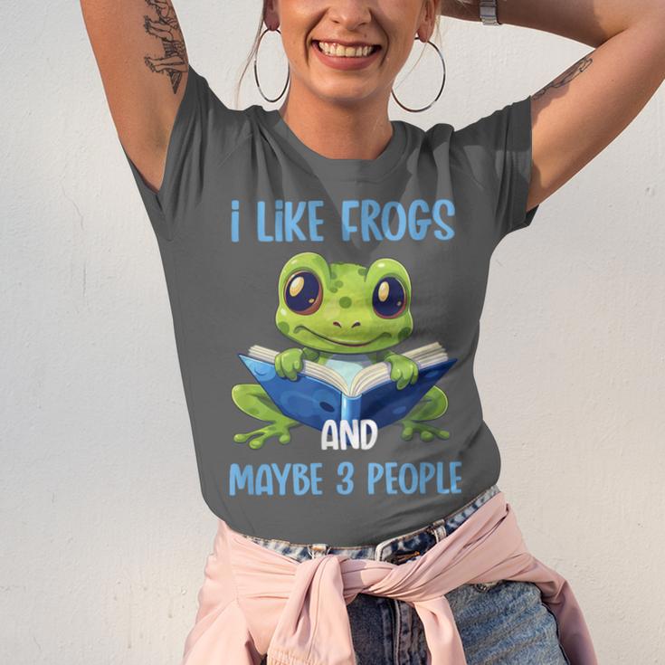 Introvert Herpetologists Amphibian Frog Lover Unisex Jersey T-Shirt Introvert Herpetologists Amphibian Frog Lover Unisex Jersey T-Shirt
