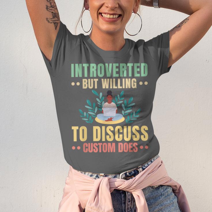 Introvert Saying Antisocial Sarcasm Introverts Unisex Jersey T-Shirt Introvert Saying Antisocial Sarcasm Introverts Unisex Jersey T-Shirt