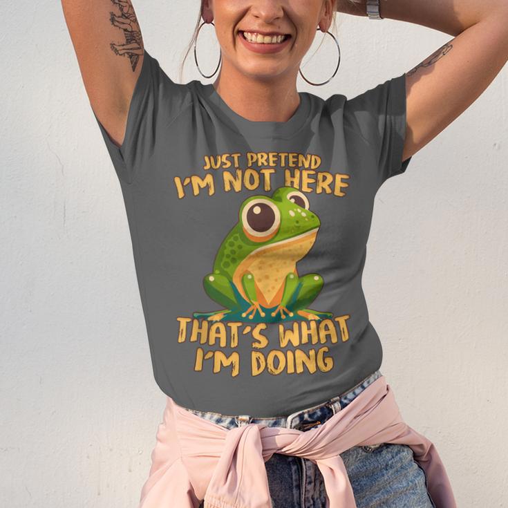 Introverts Thats What Im Doing Just Pretends Unisex Jersey T-Shirt
