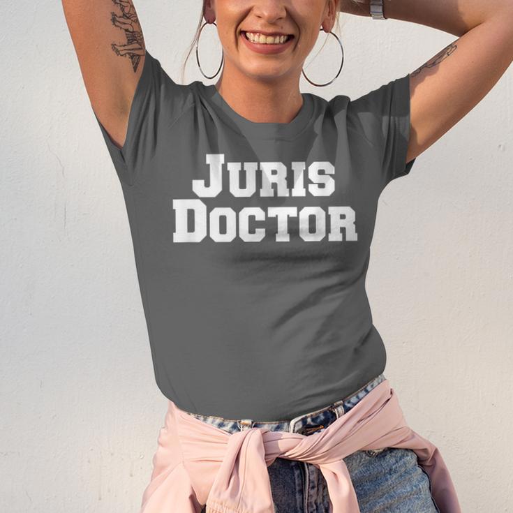 Juris Doctor Shirt -Juris Doctor Law School Graduation Shirt Unisex Jersey T-Shirt
