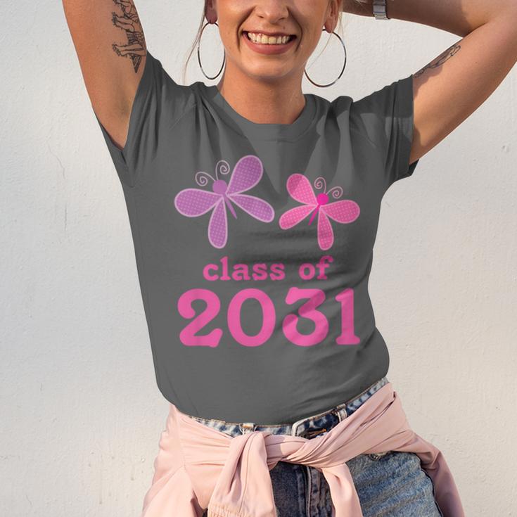 Kids Class Of 2031 Kindergarten Girls Graduation T-Shirt Unisex Jersey T-Shirt