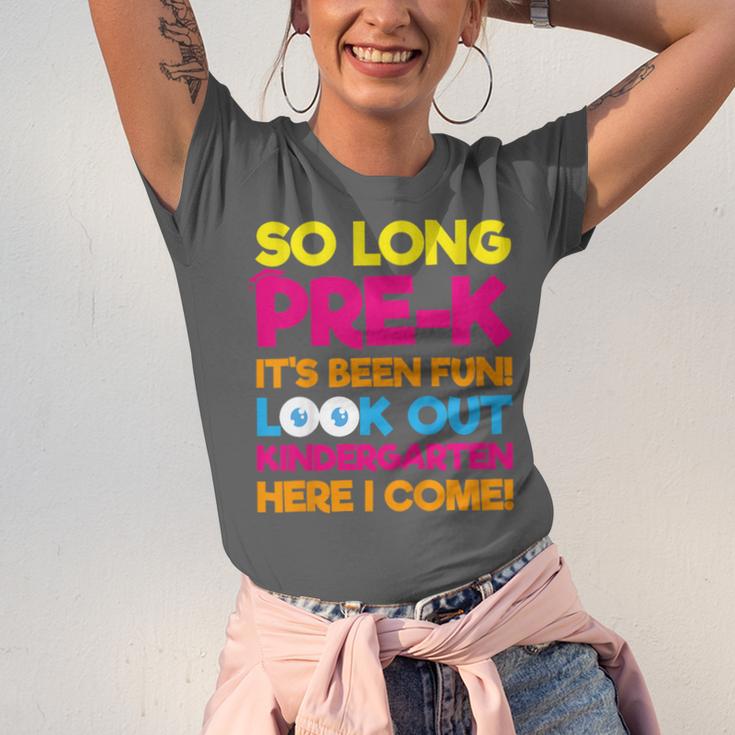 Last Day Pre-K Kindergarten Here I Come Graduation T-Shirt Unisex Jersey T-Shirt