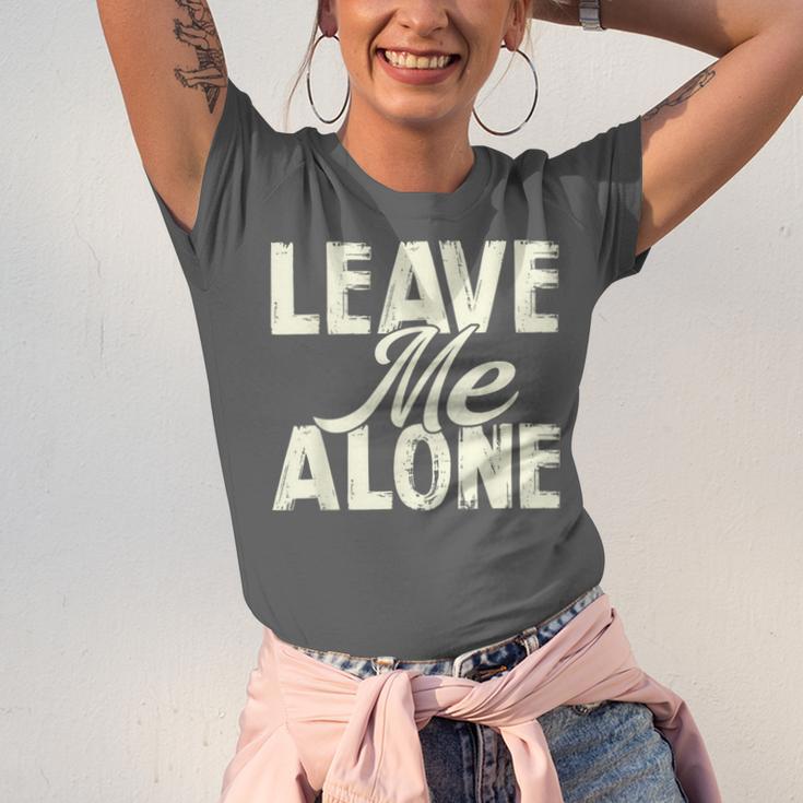 Leave Me Alone I Introvert Unisex Jersey T-Shirt