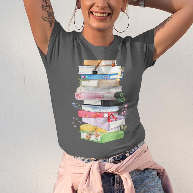 Life Of A Reader Book Lovers Book Nerds Bookworm Unisex Jersey T-Shirt