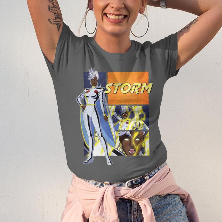 Marvel X-Men '97 Storm Vintage Classic Comic Book Panels Unisex Jersey T-Shirt