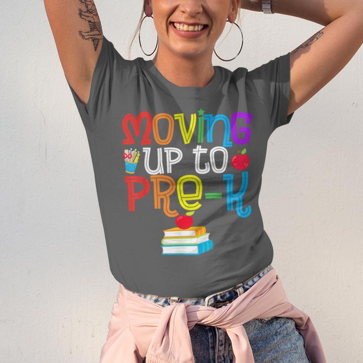 Moving Up To Pre-K Teacher Student Kid Graduation T-Shirt Unisex Jersey T-Shirt