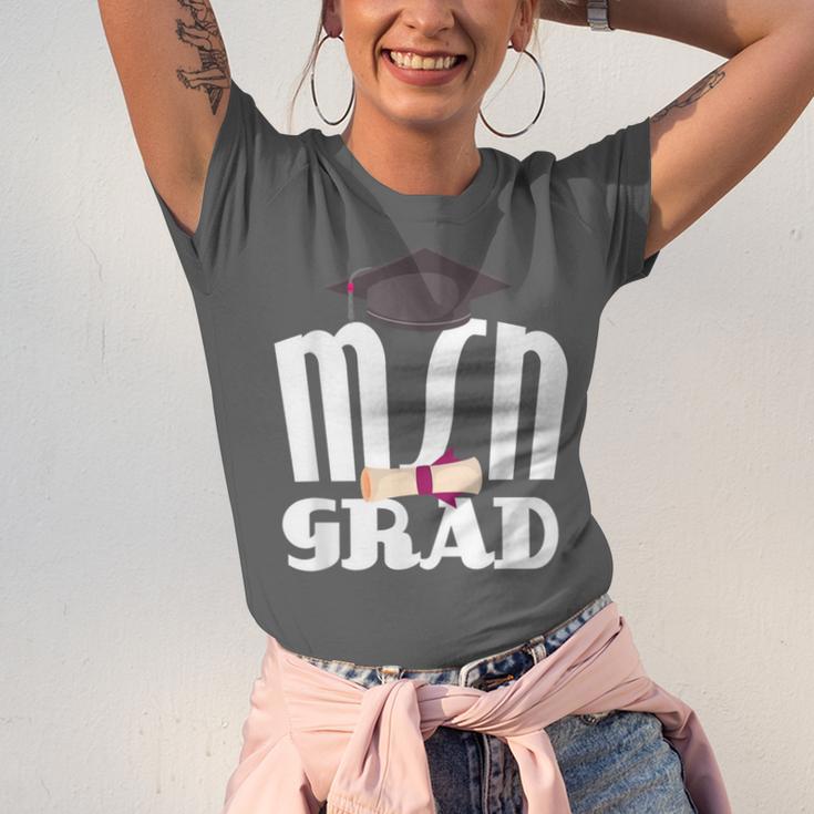 MSN Masters Graduation Men Women Son Daughter Unisex Jersey T-Shirt