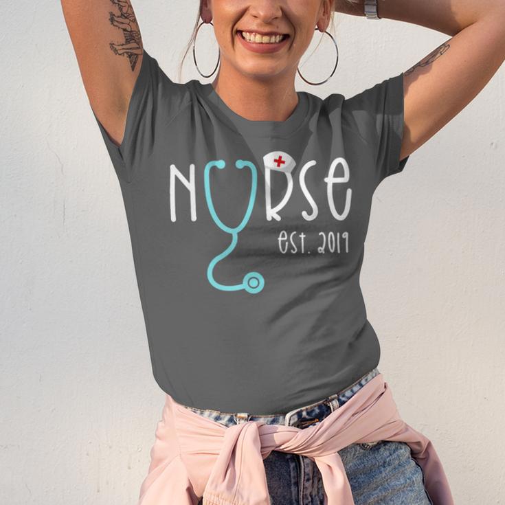 New Nurse Est 2019Shirt Graduation RN Women Unisex Jersey T-Shirt