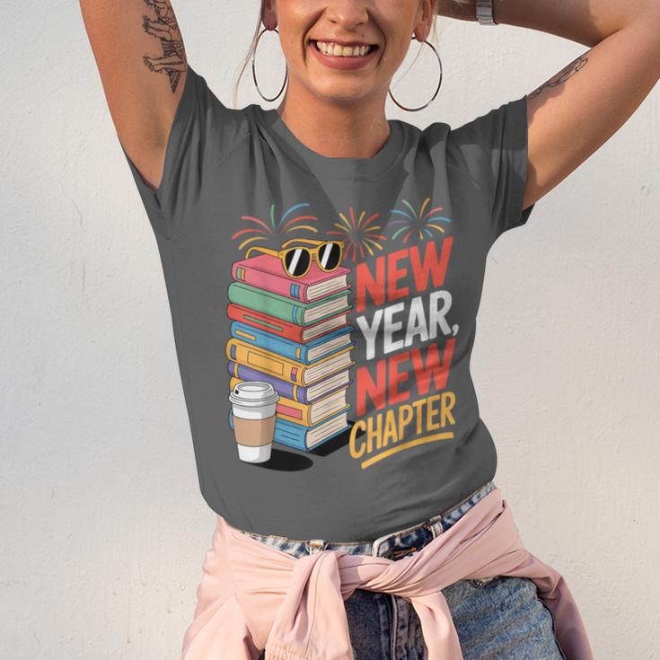 New Year New Chapter Book Lover Reader Unisex Jersey T-Shirt