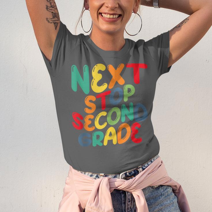 Next Stop Second Grade 1st Grade Graduation Day Kids Unisex Jersey T-Shirt