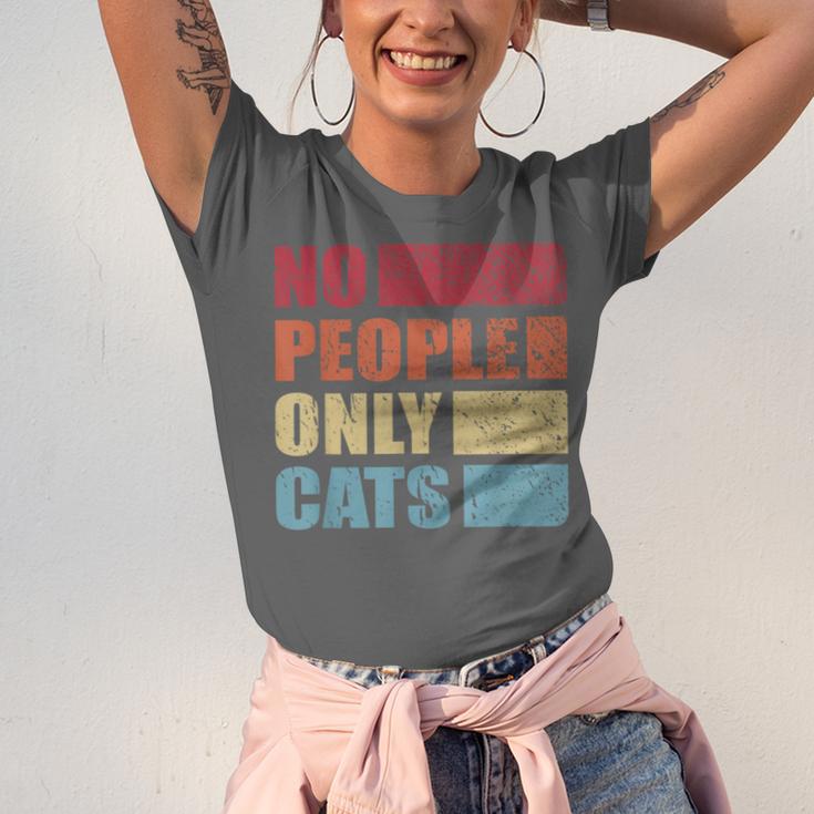 No People Only Cats Introvert Unisex Jersey T-Shirt No People Only Cats Introvert Unisex Jersey T-Shirt