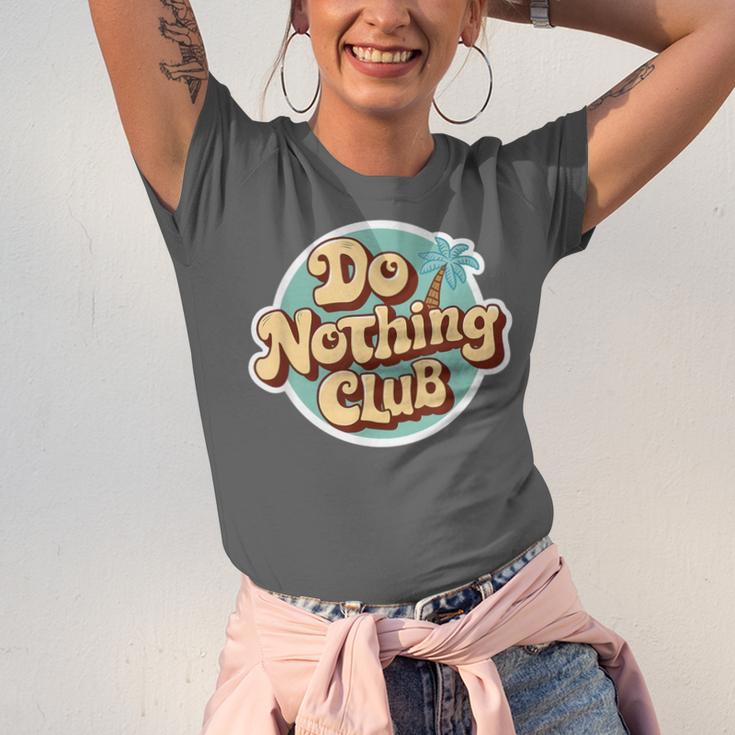 Do Nothing Club Lazy Introvert Gen Y Millennials Unisex Jersey T-Shirt Do Nothing Club Lazy Introvert Gen Y Millennials Unisex Jersey T-Shirt