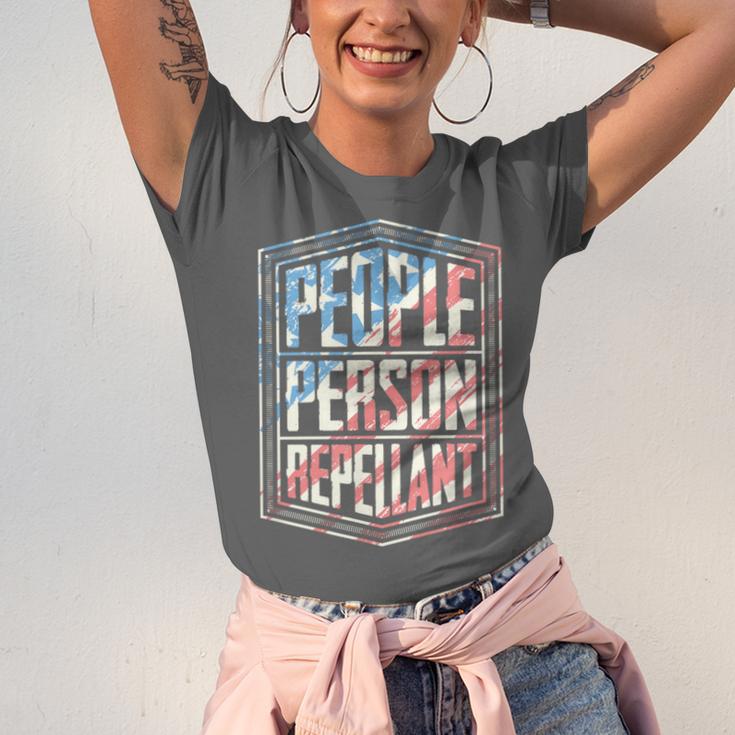 People Person Repellant Introvert Unisex Jersey T-Shirt People Person Repellant Introvert Unisex Jersey T-Shirt