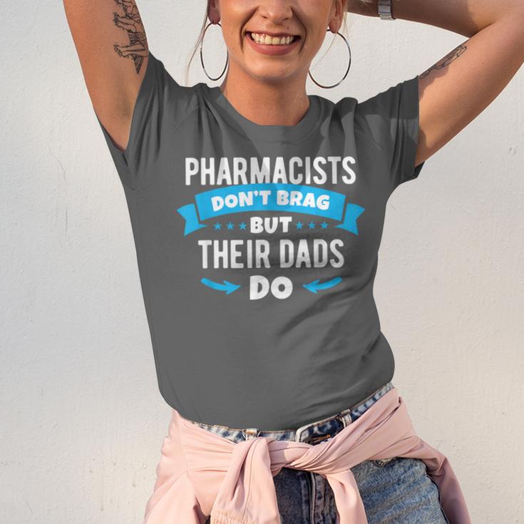 Pharmacy Graduation Pharmacist Pharmd Parent Grad Dad Brag Unisex Jersey T-Shirt