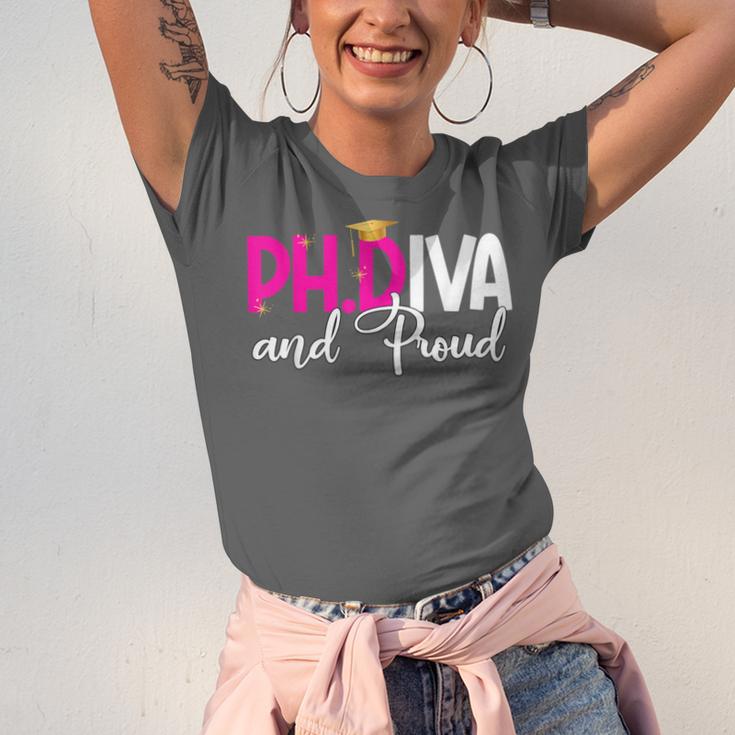 PhDiva Graduation Doctorate Student Graduate Unisex Jersey T-Shirt