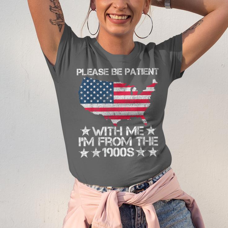 Please Be Patient With Me I'm From The 1900s American Flag Unisex Jersey T-Shirt Please Be Patient With Me I'm From The 1900s American Flag Unisex Jersey T-Shirt