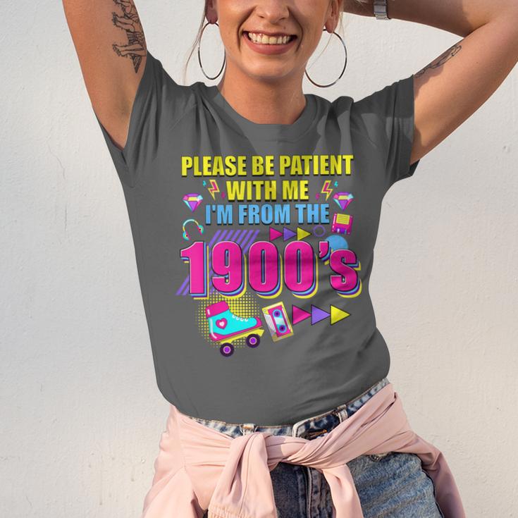 Please Be Patient With Me I'm From The 1900s Retro Vibes Unisex Jersey T-Shirt