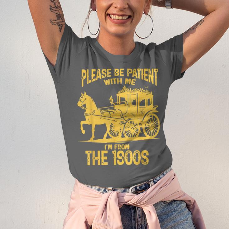 Please Be Patient With Me I'm From The 1900s Vin Unisex Jersey T-Shirt