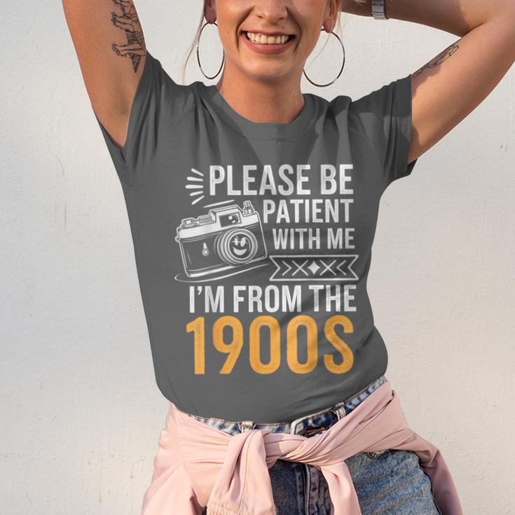 Please Be Patient With Me I'm From The 1900s Vintage Oldie Unisex Jersey T-Shirt Please Be Patient With Me I'm From The 1900s Vintage Oldie Unisex Jersey T-Shirt