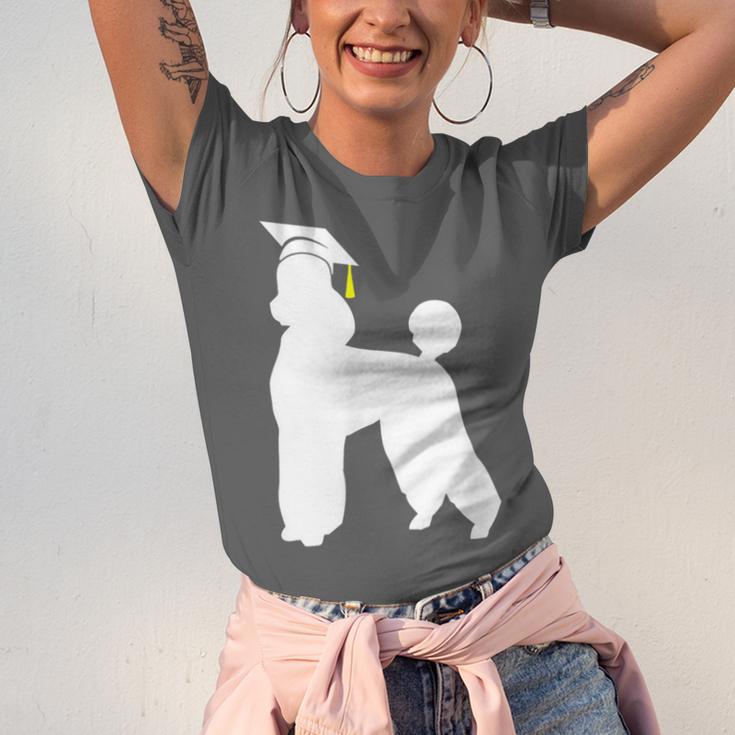 Poodle Graduation Dog Graduate Unisex Jersey T-Shirt