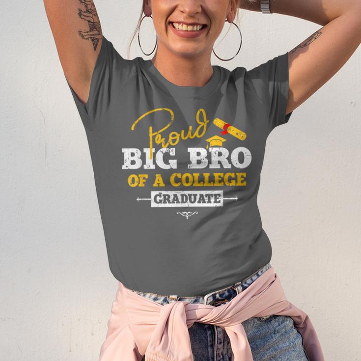 Proud Big Bro Of a College Graduate Graduation Grad Unisex Jersey T-Shirt