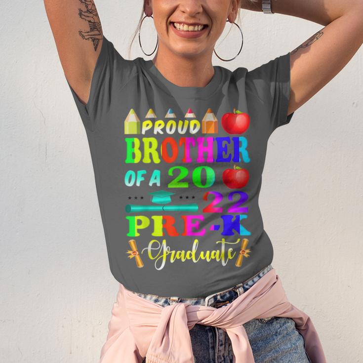 Proud Brother Of 2022 Pre K Graduate Graduation Unisex Jersey T-Shirt