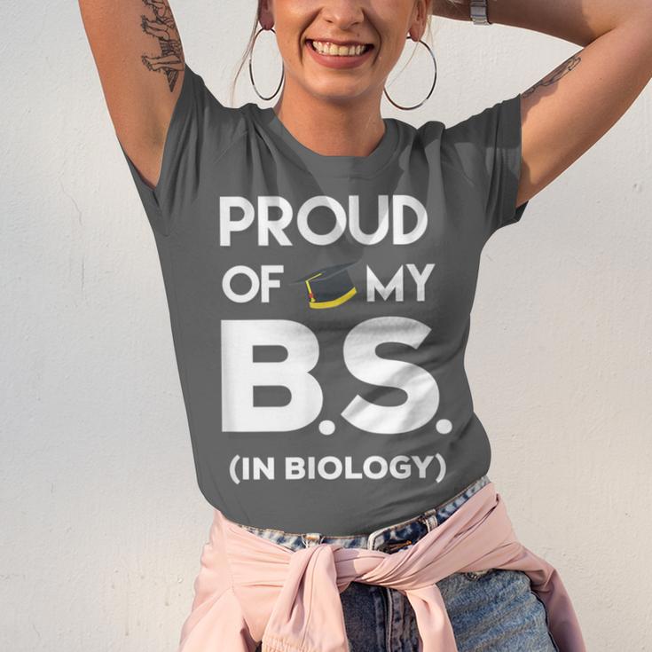 Proud Of My BS In Biology Graduation T-Shirt Unisex Jersey T-Shirt