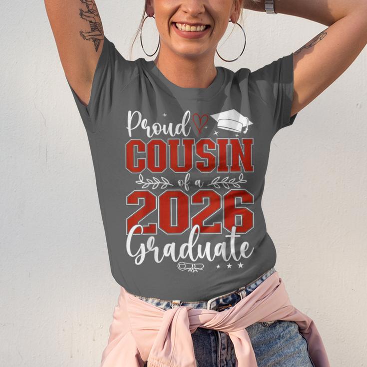 Proud Cousin Of a Class Of 2026 Graduate Senior Graduation Unisex Jersey T-Shirt