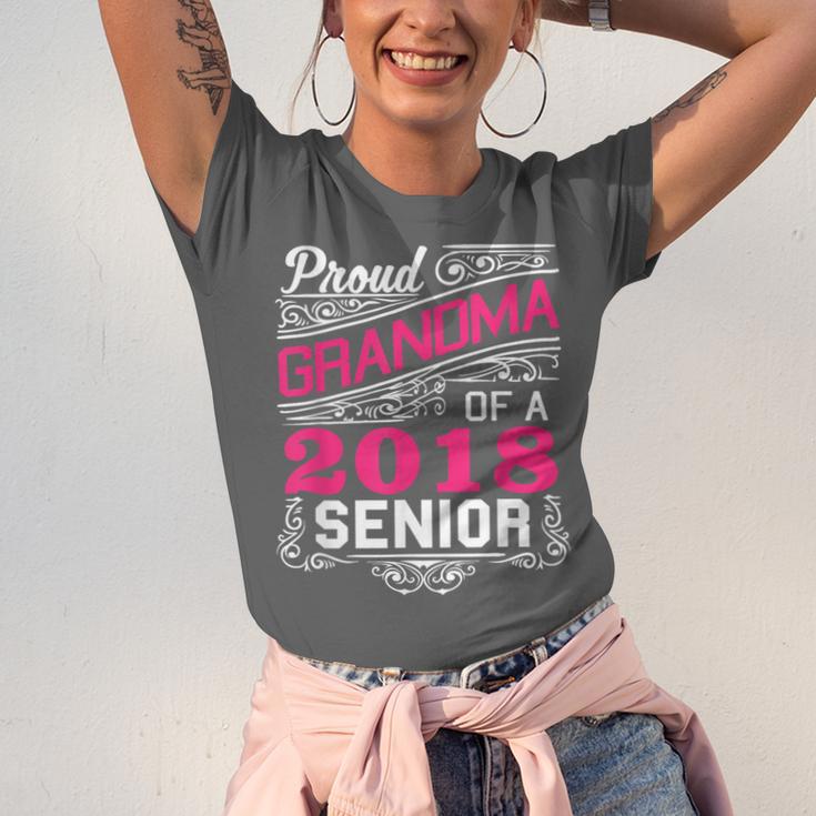 Proud Grandma Of a 2018 Senior Tshirt Graduation Unisex Jersey T-Shirt