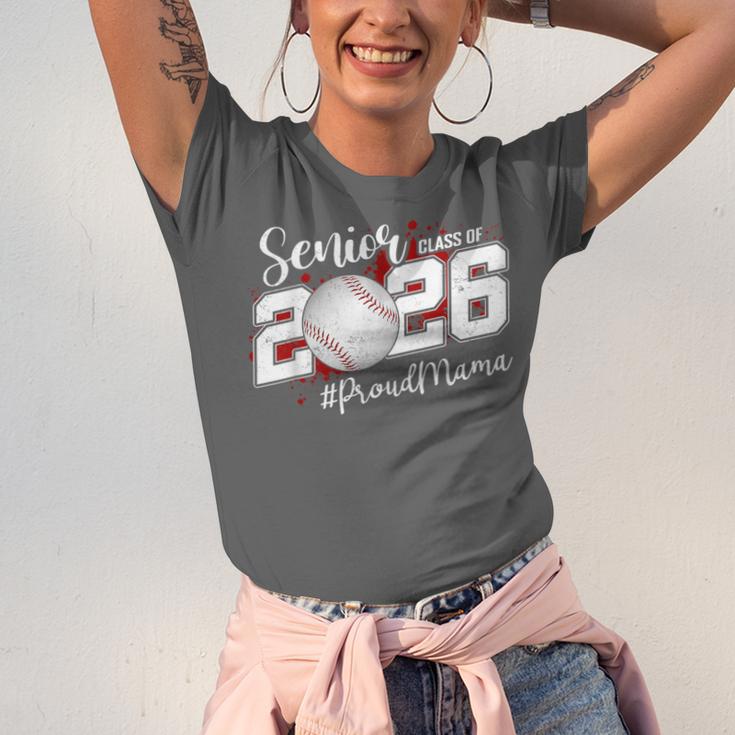 Proud Mama Of A 2026 Senior Baseball Graduation Mom Unisex Jersey T-Shirt